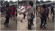 Mentally-ill man goes viral with his dance moves as he battles group on dancefloor in video