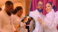 Nana Agradaa and her junior pastor marry, videos warm hearts: “She looks beautiful”