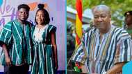 Ghanaian YouTuber Wode Maya and wife beam with joy after meeting President Mahama