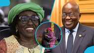 Former first lady blushes as she hits the dancefloor with Pres Akufo-Addo: "She's shy"