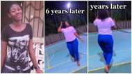 Curvy Ghanaian lady shares massive physical transformation in TikTok video, says it took her 6 years to achieve it