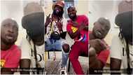 Adebayor reunites with Funny Face as he visits him at the psychiatric hospital; video drops