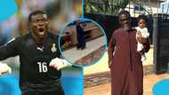 Happy Eid Mubarak: Former Ghana goalkeeper shares family moment with his cute children (Photos)