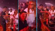 Kaakie and her handsome husband chop love at a concert after returning to Ghana