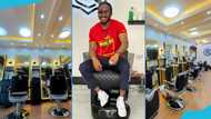 GH barber makes GH¢100k after starting barbering business with GH¢ 120, builds new shop