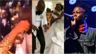 Money talks: 'Rich kids' spray cash on YFM presenter in video as Stonebwoy performs at his wedding