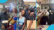John Dumelo surprises students with free dinner at Legon Night Market, fans gush, video trends