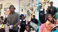Jay Bahd sprays cash on his mum Mama Demon at her beauty shop opening, videos melt hearts