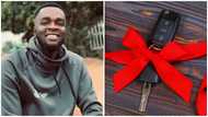 Excited young man celebrates receiving Honda Accord as birthday gift from girlfriend; many are wowed