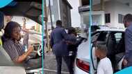 Driveev GH launch: Ghanaian husband surprises wife with brand-new electric car