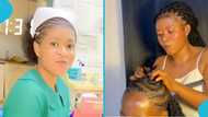 Ghanaian nurse becomes hairdresser after nearly 3 years without posting, video