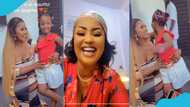 Nana Ama McBrown and Baby Maxin excite many as they pose for the camera