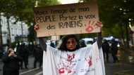 Police clash with Iran protesters in London and Paris