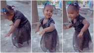 Another winner: Pretty little girl in black gown nails Buga dance challenge in video, fans crown her champion