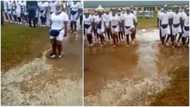 Video of dedicated NSS members marching inside dirty water in camp goes viral