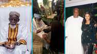 Farida shows humility, kneels before the Chief Imam and chats to him at Alhaji Muniru's funeral