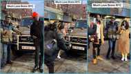 Accra to London: G-Wagon driver in US sets off for Canada, bonds with Ghanaians at New York