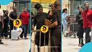 Daddy Lumba's first wife reunites with her kids during arrival in Ghana after her husband's death, video