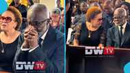 Paa Kwesi Nduom and radiant wife display close bond at funeral of Agona East MP’s husband, video