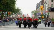 Canadians say goodbye to queen with horseback parade, Corgi gathering