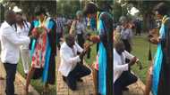 Man surprises beautiful Ghanaian lady with marriage proposal on graduation day