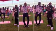 Lil Win dances joyously to Terminator; King Promise watches in awe in video