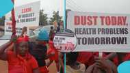 Protest erupts in Dome-Kwabenya as residents call for immediate road rehabilitation