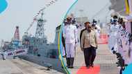 Akufo-Addo commissions the largest naval ship in Ghana’s history at Sekondi