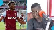 Mohammed Kudus Jnr: Young Ghanaian boy displays his talent, runs commentary like a pro