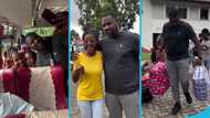 John Dumelo busses UG students from campus to Ho, Kumasi and other regions, video warms hearts