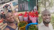 Meet the University of Ghana graduate who sells tomotoes at the market due to unemployment