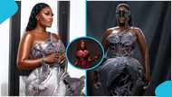 Nana Akua Addo left fans in awe with breathtaking look at Peller and Jarvis' wedding