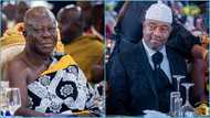 Asantehene: Ga Mantse gets rousing welcome as he attends Otumfuo's birthday thanksgiving in Kumasi (video)