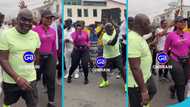 Chief of Staff Julius Debrah's wife Victoria's beauty steals hearts at the Asempa FM Health Walk