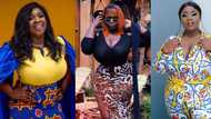 Another photo of Maame Serwaa displaying her huge oranges has Ghanaians praising her