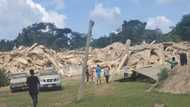 One dies, 64 trapped as 3-storey church building collapses on worshippers at Akyem Batabi