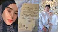 I didn't expect us to come this far - Man sends emotional letter to wife 1 hour after they got married
