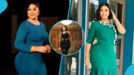 UTV presenter Abena Kyei-Boakye is trending with her form-fitting dress and flawless makeup