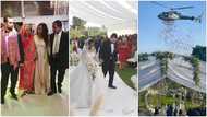 Businessman's daughter marries in lavish wedding, helicopter drops rose petals; video pops up