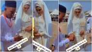 Na by force to marry? - Video shows bride & groom seriously frowning as they exchange rings