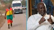 Ghanaian philanthropist completes epic walk from Kumasi to Accra ahead of Mahama's inauguration