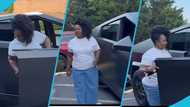 Gifty Anti steps out of Tesla Cybertruck beast like a boss, fans hail her swag: "Rich auntie vibes"