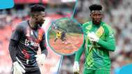 André Onana shows striker skills in street football in Cameroon