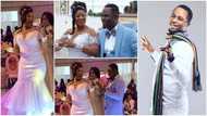 Papa Bills: Adom FM presenter marries lover in gorgeous wedding, video, photo pop up