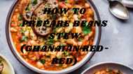 How to prepare beans stew (Ghanaian red-red)