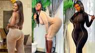 Hajia Bintu: Tik Tok star 'boxes' fans on IG with awesome photos on Boxing Day