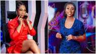 Michy flaunts fine legs and flat tummy in spicy photo, many Ghanaians drool over her looks