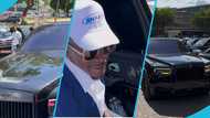 Shatta Wale storms YEA for Shaxi signing in Rolls-Royce-led convoy, fans react