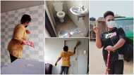 Lady who was sacked from her job starts own cleaning business; starts making it