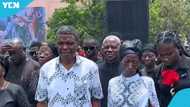 Frank Donkor, wife dance cheerfully at thanksgiving service for late children